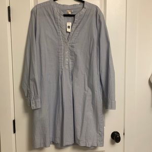 Gap. Pinstripe. Tunic. XL.